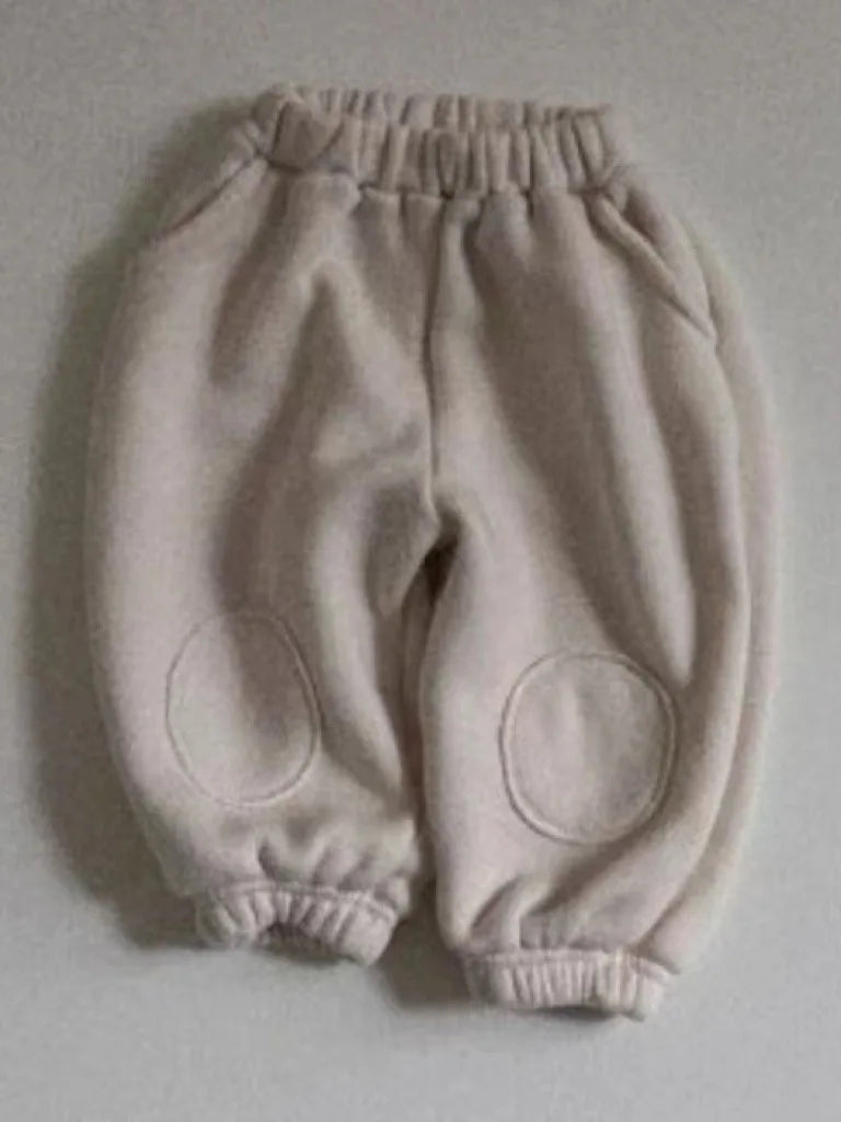 Thick Fleece Solid Jogger Set