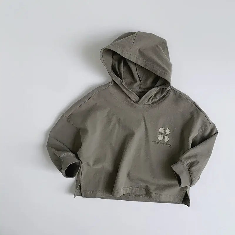 Long-Sleeved Hooded Sweatshirt