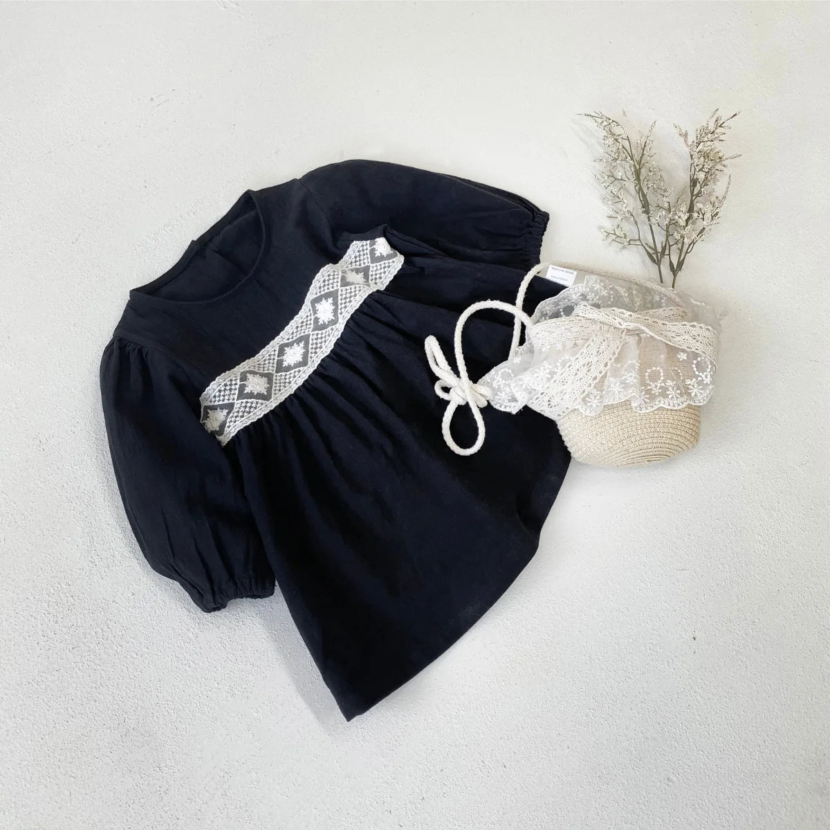 Baby Girl's Lace Cotton Dress