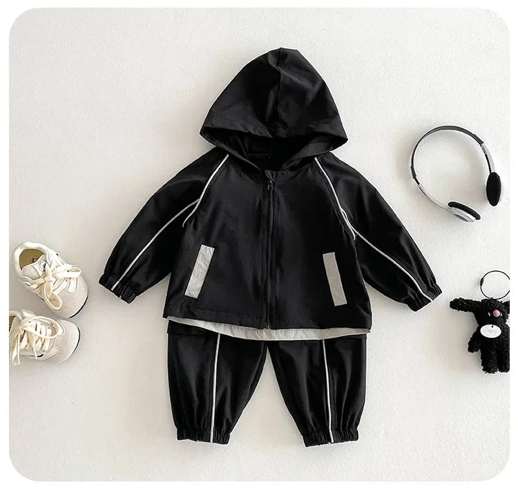 Hooded Sporty Track Suit
