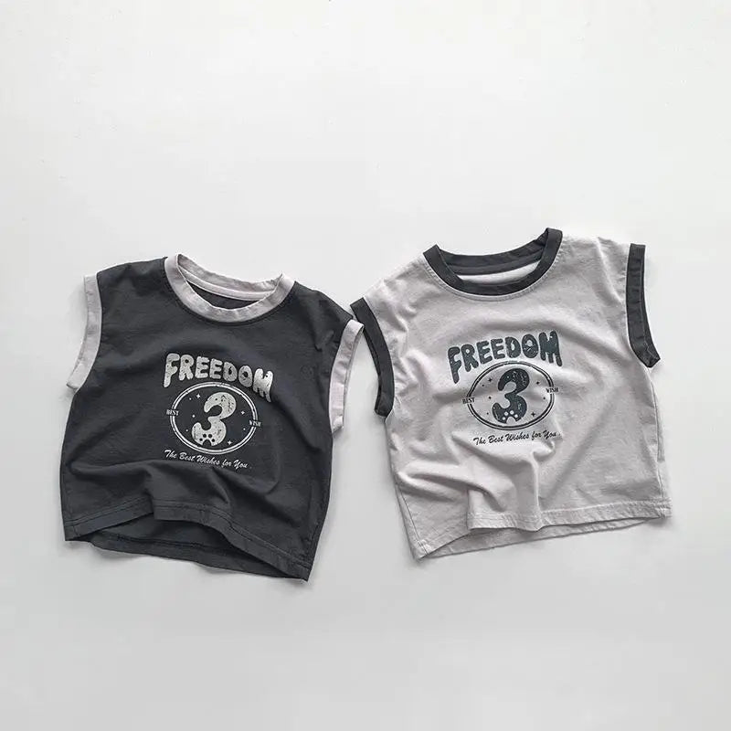 Retro 'FREEDOM' Sleeveless Tee