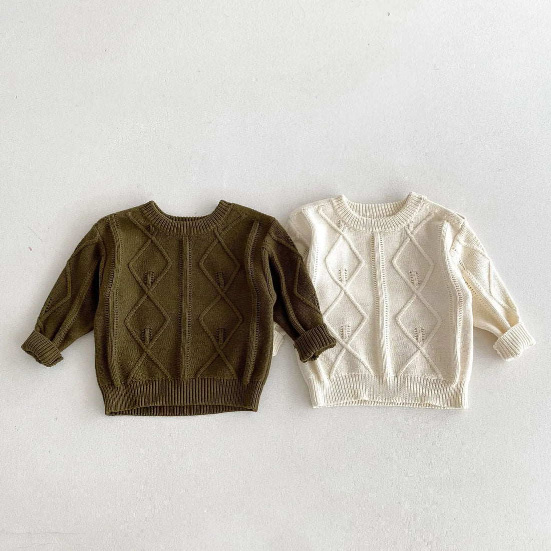 O-Neck Solid Pattern Sweater