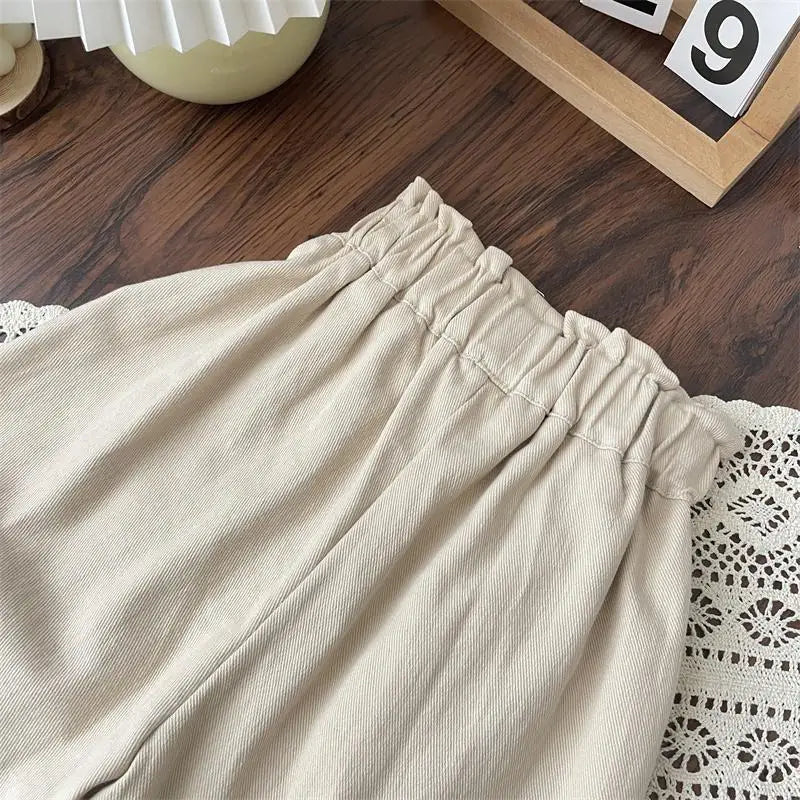 Embroidered Flower Print Harem Pants