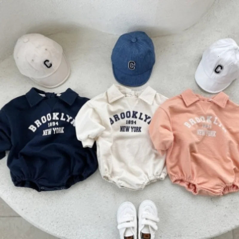 'BROOKLYN' Long-Sleeve Onesie