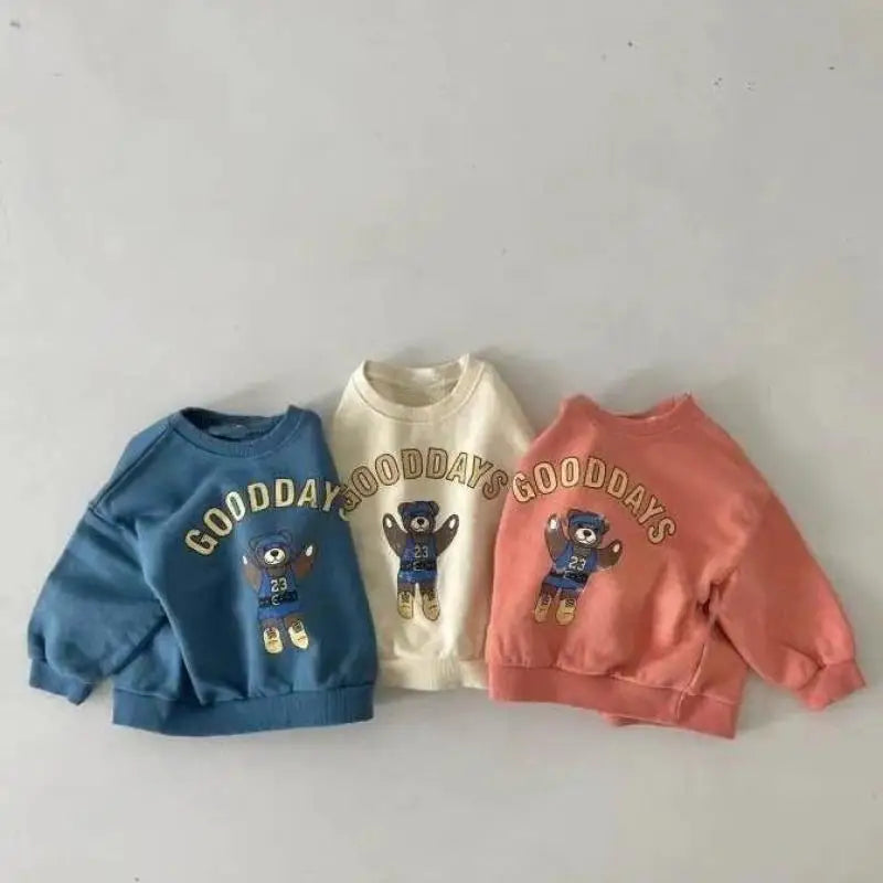 'GOOD DAYS' Bear Sweatshirt