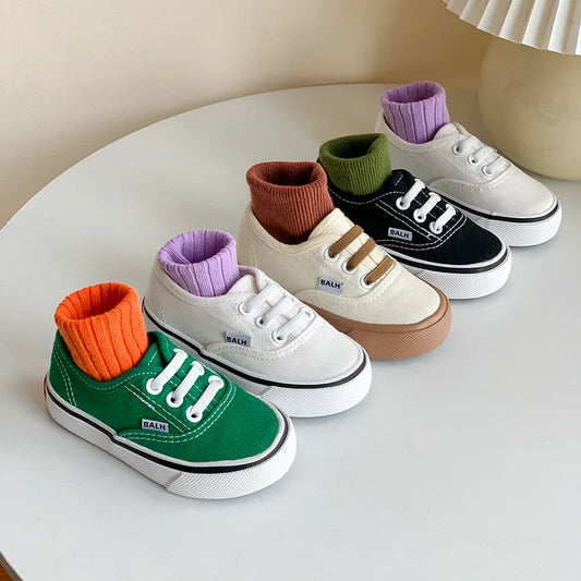 Slip-On Solid Canvas Shoes