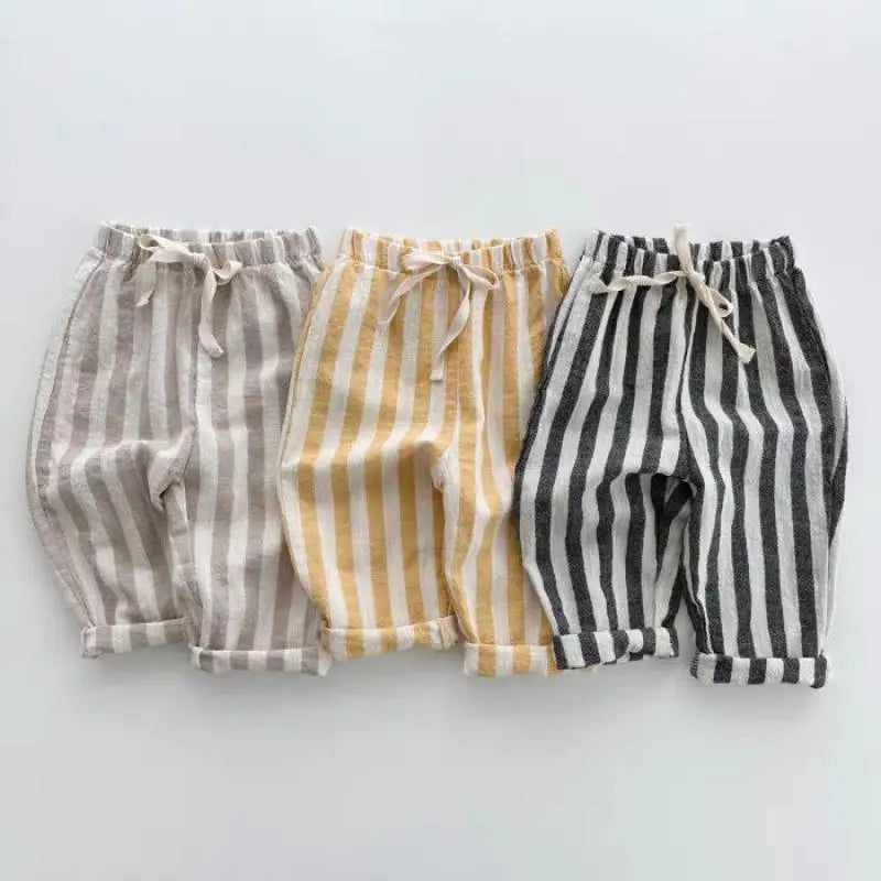 Striped Casual Summer Pants