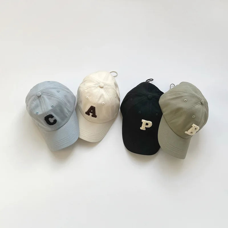 Embroidered Letter Baseball Cap