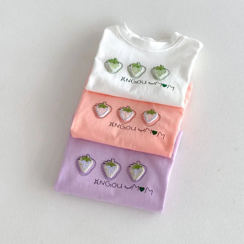 Lightweight Cool Strawberry Tee