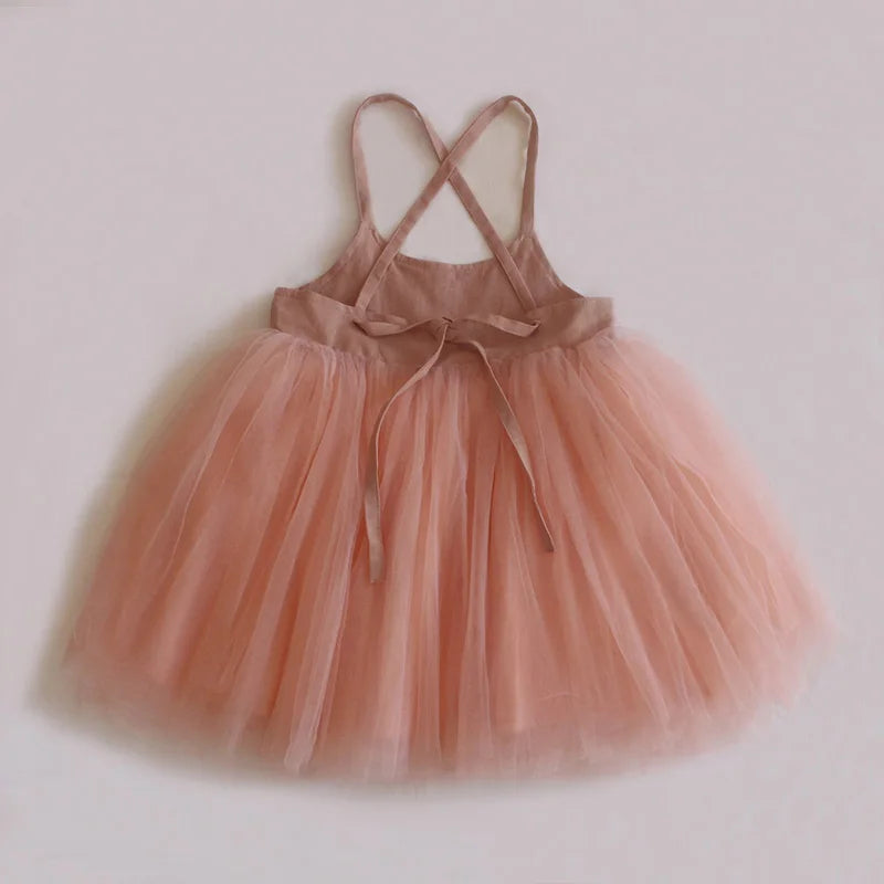 Girl's Sleeveless Tutu Dress