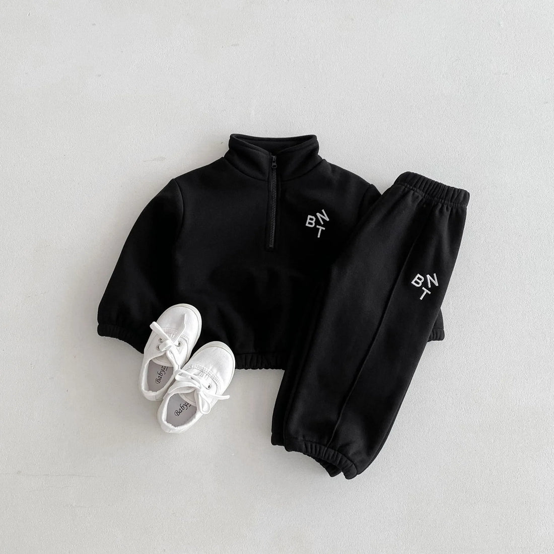 BNT Fleece-Lined Turtleneck Jogger Set