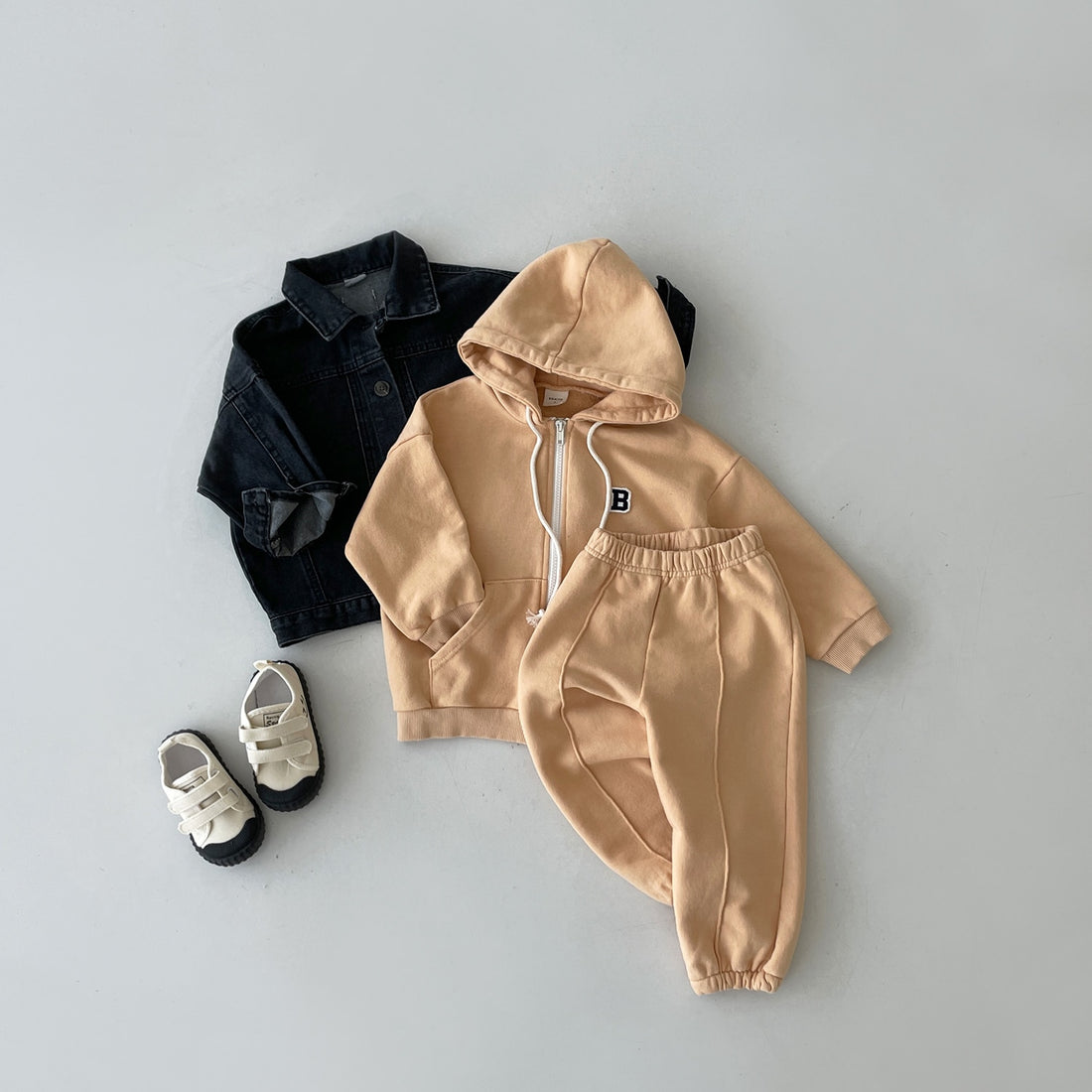 Casual Zip-Up Jogger Set