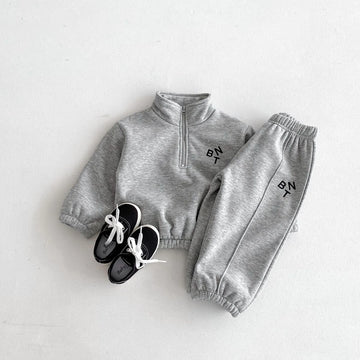 BNT Fleece-Lined Turtleneck Jogger Set