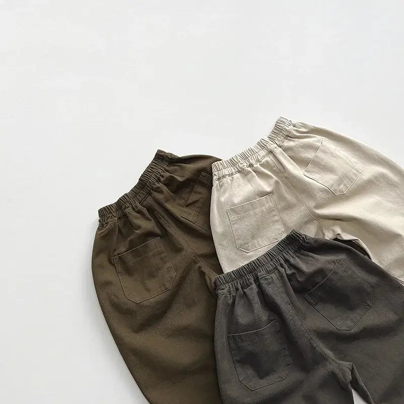 Casual Solid Children's Trousers