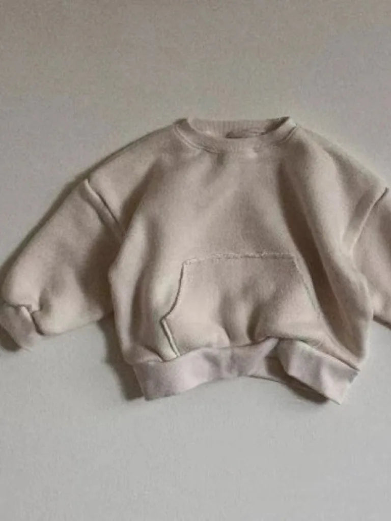 Thick Fleece Solid Jogger Set