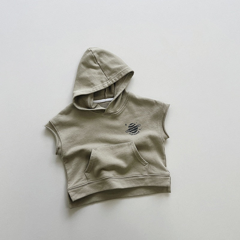 Casual Hoodie Vest