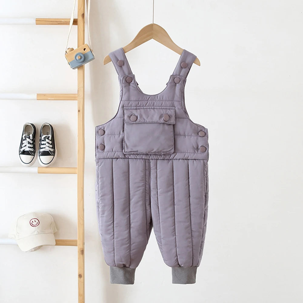 Thick Padded Winter Overalls