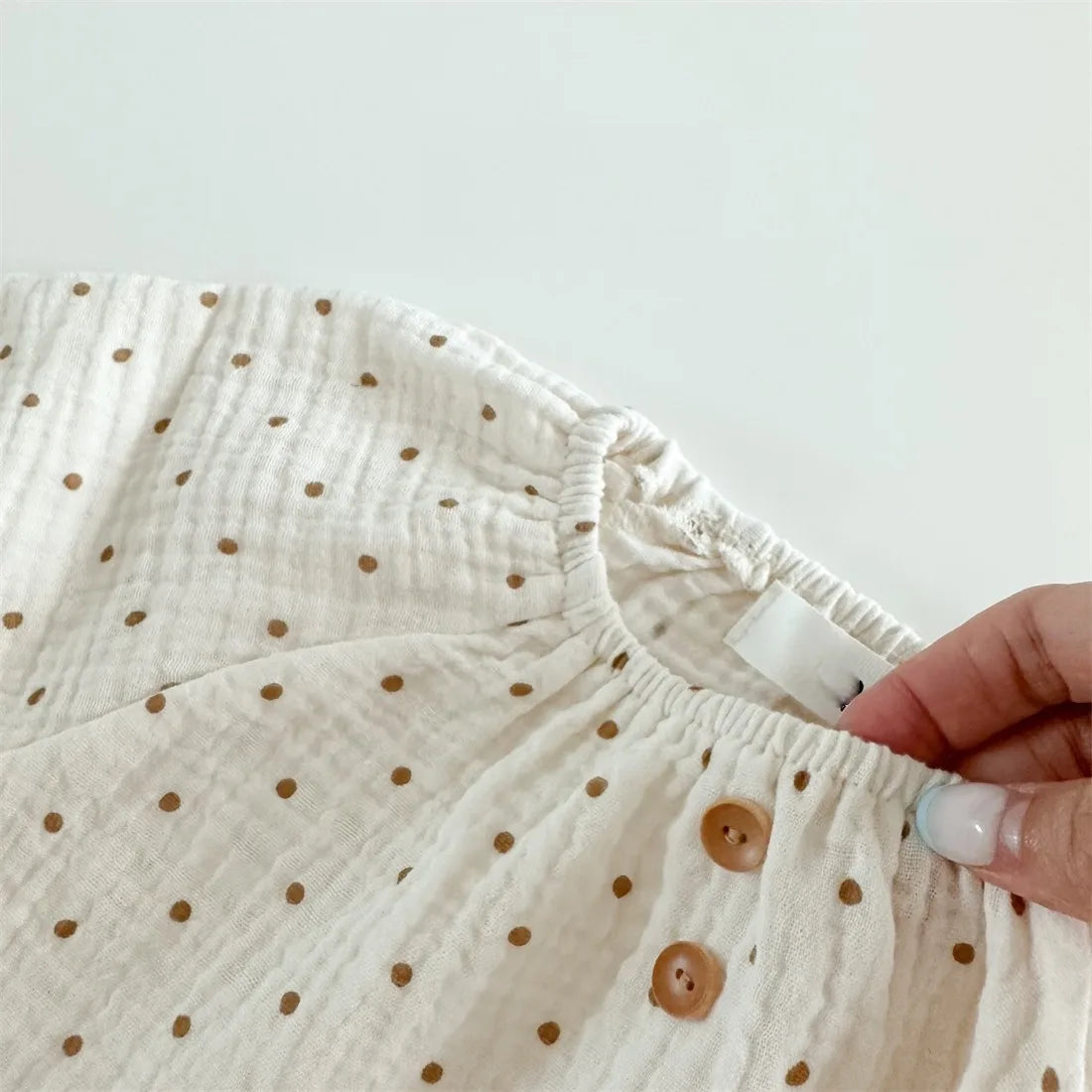 Long-Sleeved Top & Shorts Print Set