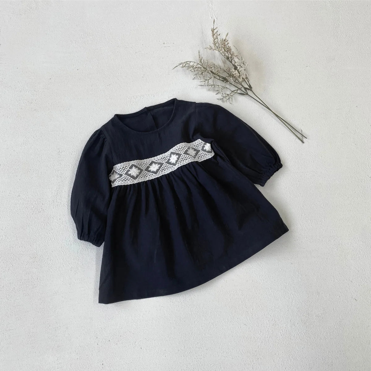 Baby Girl's Lace Cotton Dress