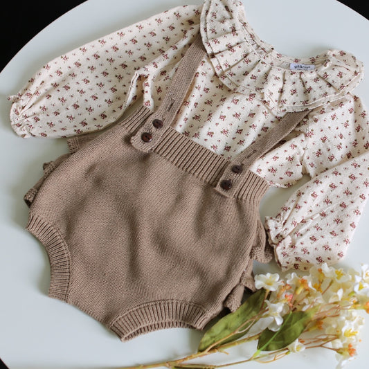 Knitted Bodysuit Overalls