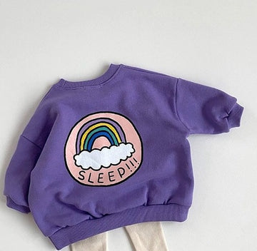 Sleep!!! Rainbow Sweatshirt