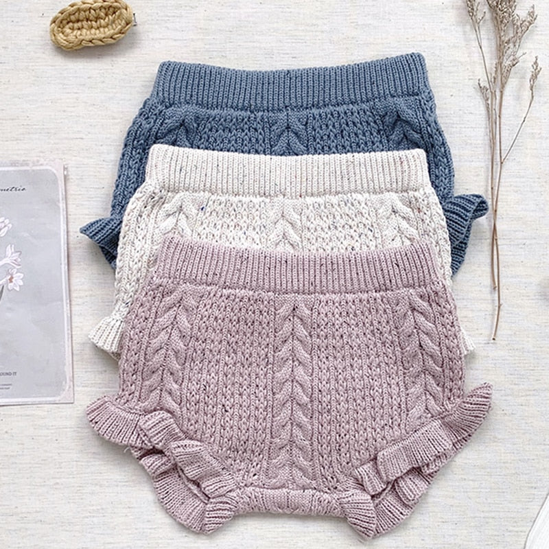 Stretchy Knitted Shorts