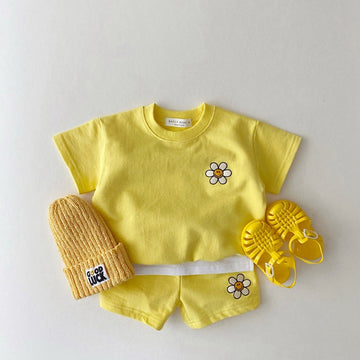 Cute Flower Baby Two-Piece Set
