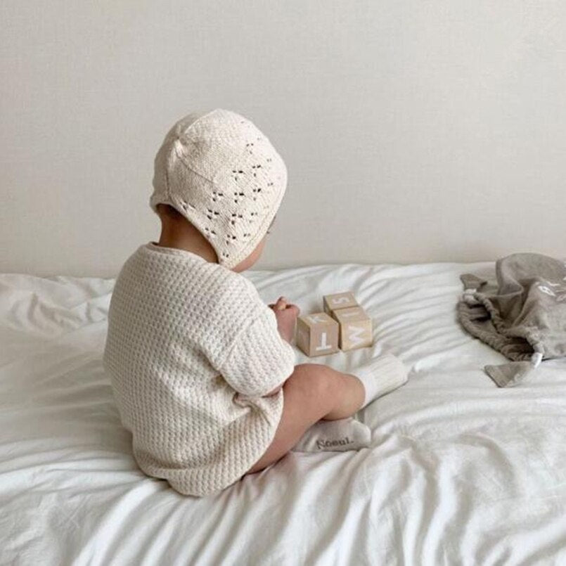 Soft Breathable Waffle Romper