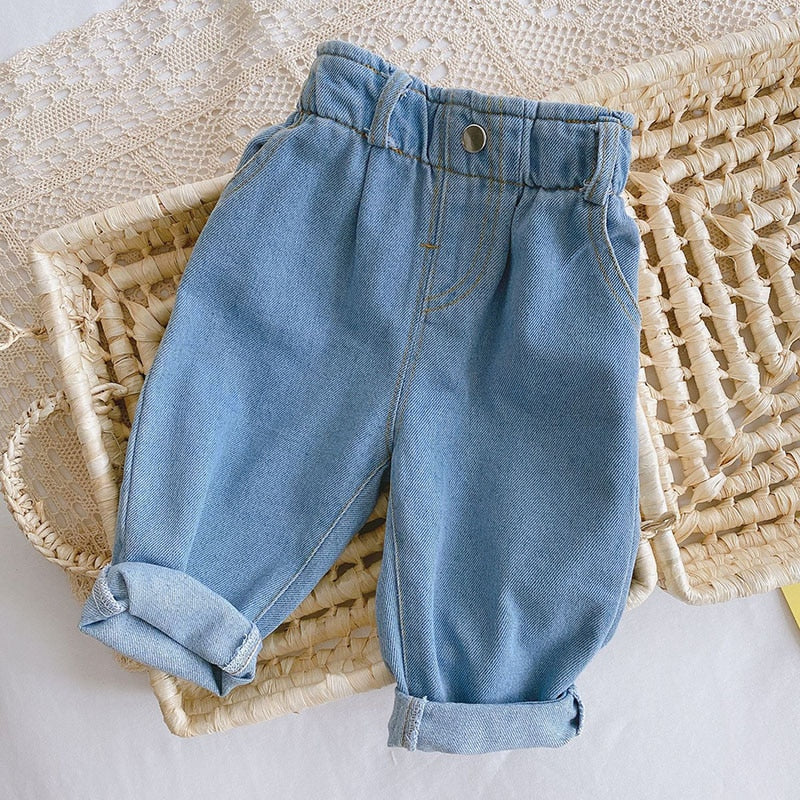 Bud Waist Denim Pants