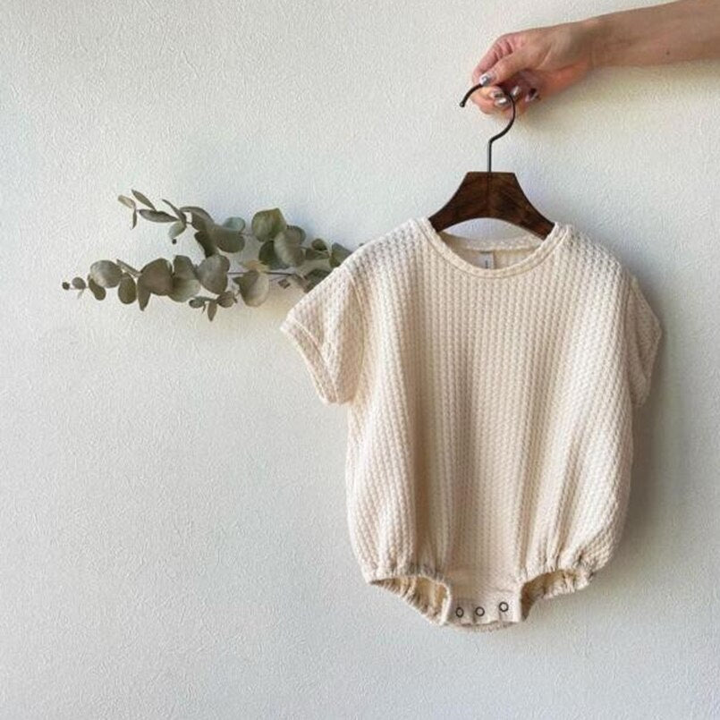 Soft Breathable Waffle Romper