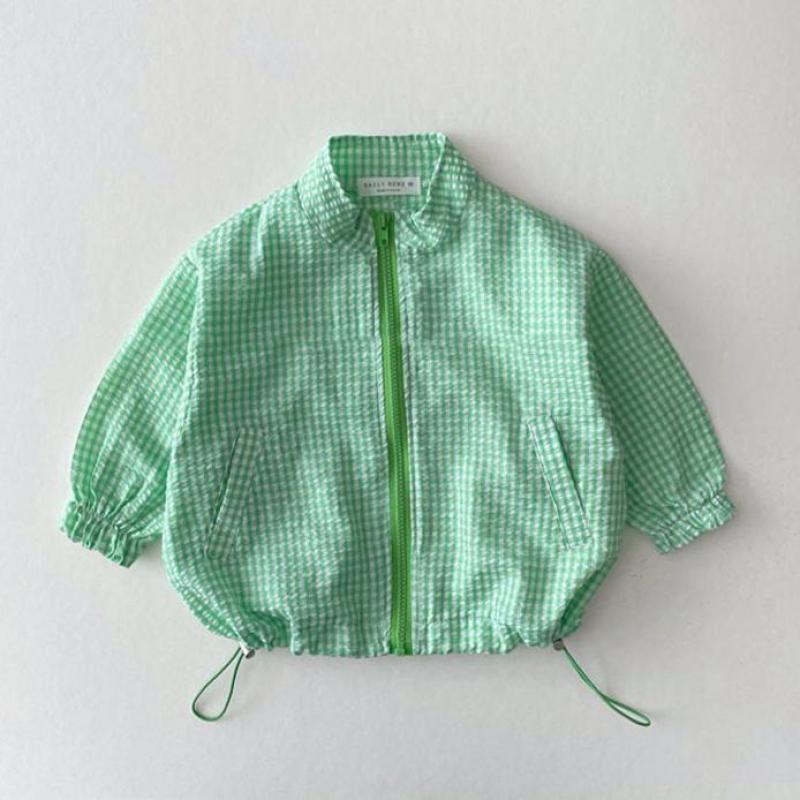 Plaid Lightweight Children's Jacket