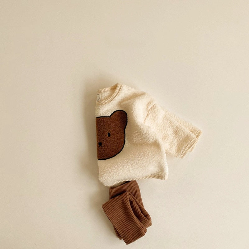 Warm Fleece Sweatshirt & Pants