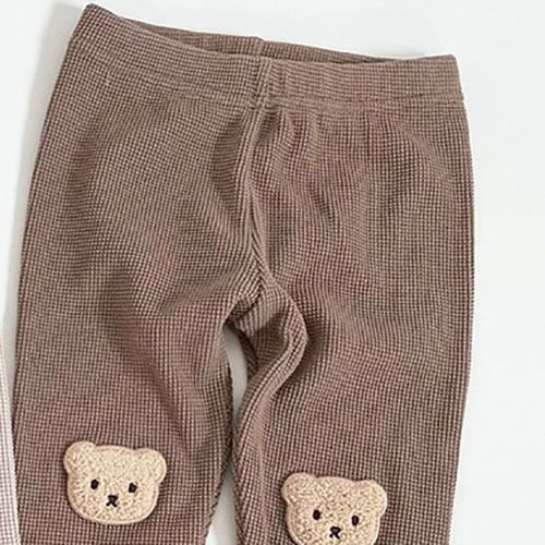 Brown Autumn Bear Pants