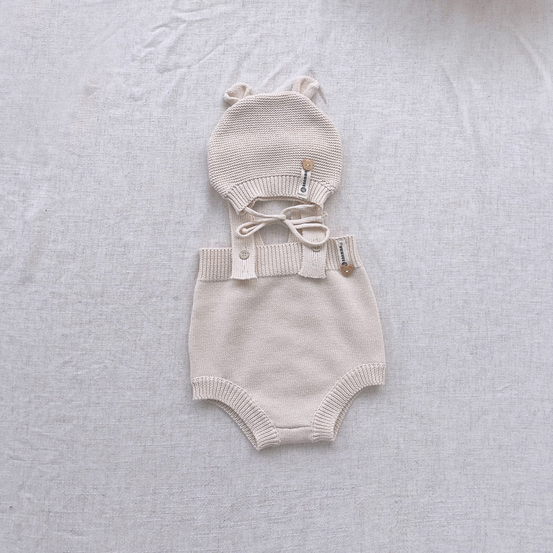 Knitwear Sling Onesie & Hat