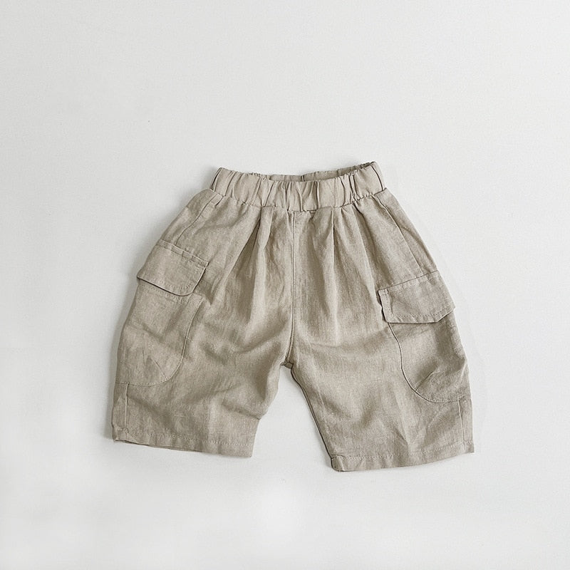 Summer Casual Solid Shorts
