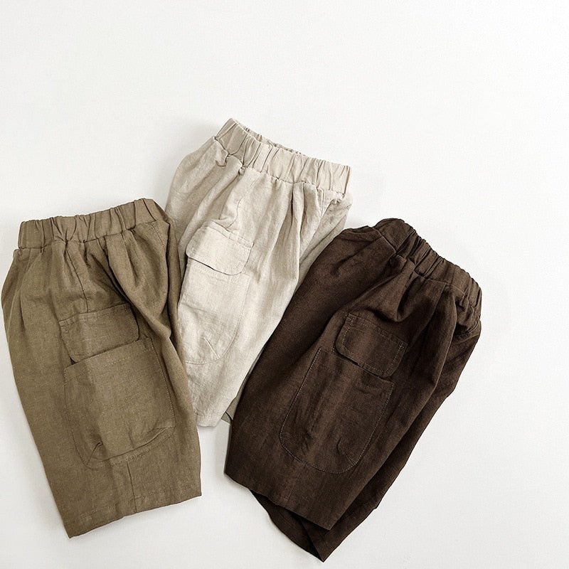 Summer Casual Solid Shorts