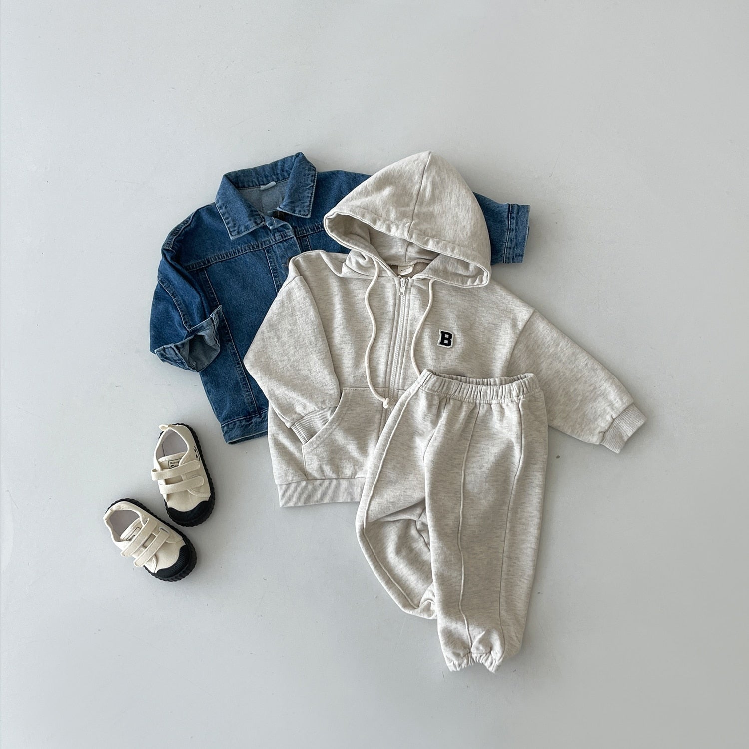 Casual Zip-Up Jogger Set