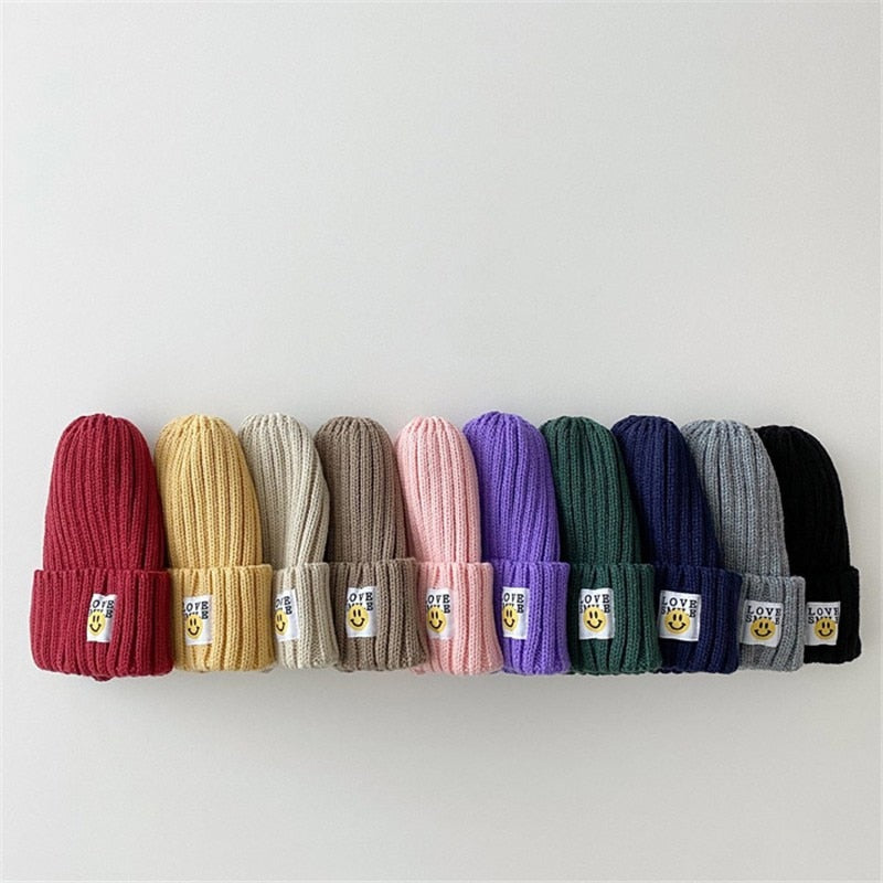 'Love Smile' Warm Knitted Beanie