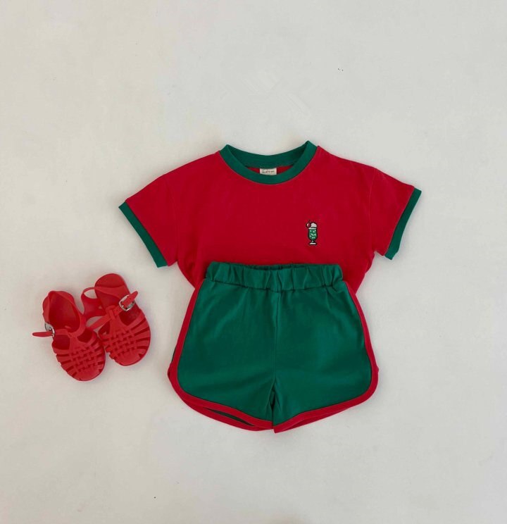 Soft Solid T-shirt & Shorts Set