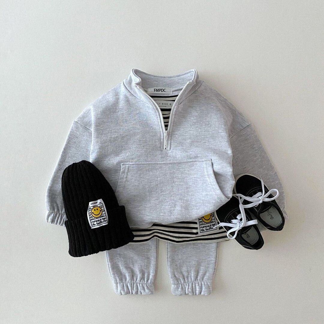 Half-Zip Toddler Jogger Set