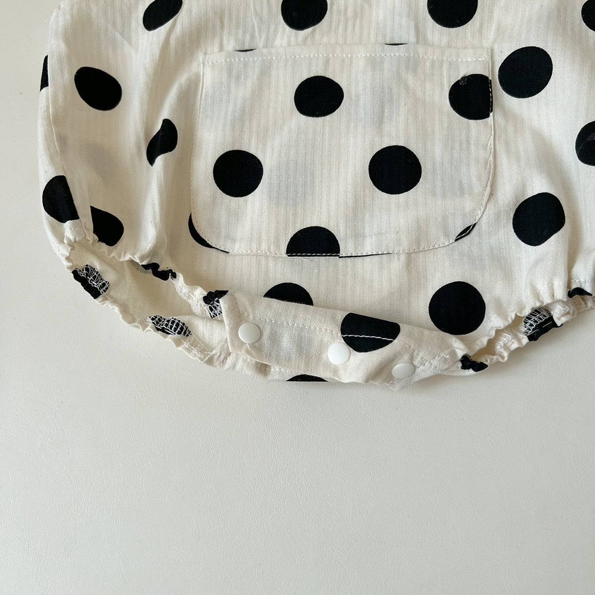 Cute Polka Dot Overalls & Tee Set