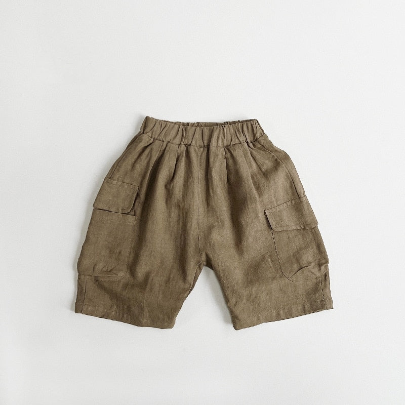 Summer Casual Solid Shorts