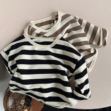 Casual Striped Long-Sleeved T-Shirt