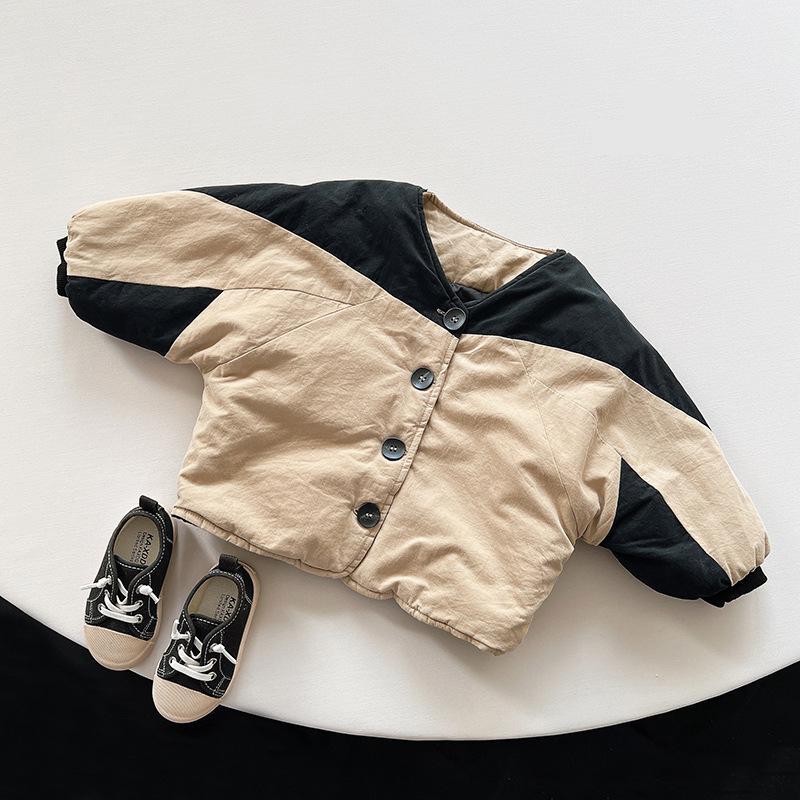 Thick Winter Color-Block Jacket